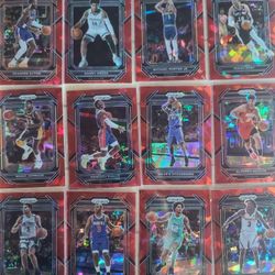 Red Ice Prizm Basketball Cards 22-23