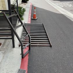 bunk bed frames heavy duty steel 56x65"