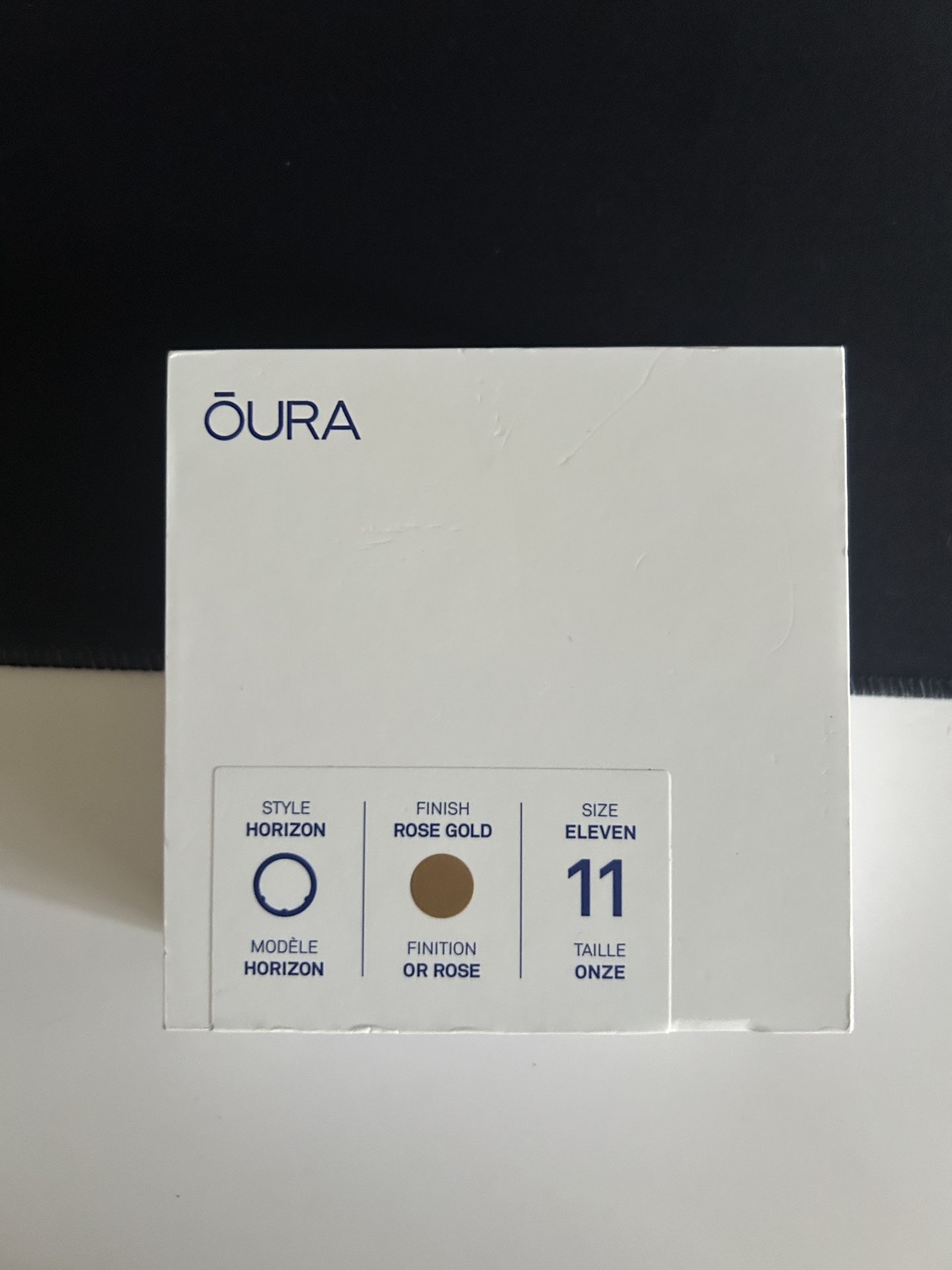 Oura Ring Gen3 Horizon – Rose Gold (Size 11)