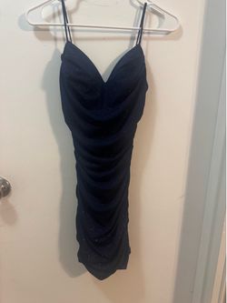 Windsor dark blue sparkly mini dress