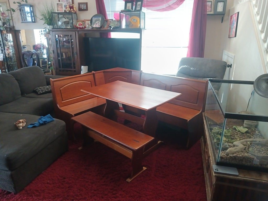 Table And Benches