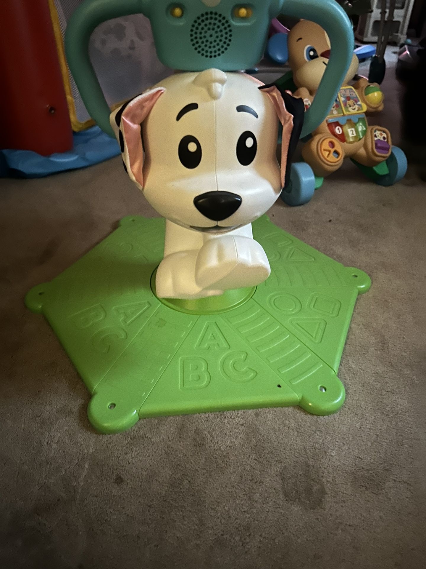 Infant Puppy Bounce And Spin Toy