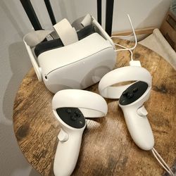 Meta Quest 2 VR Headset W/ Charger 