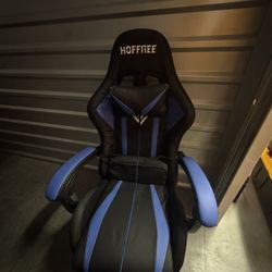 Hoffree Blue/Black gaming chair
