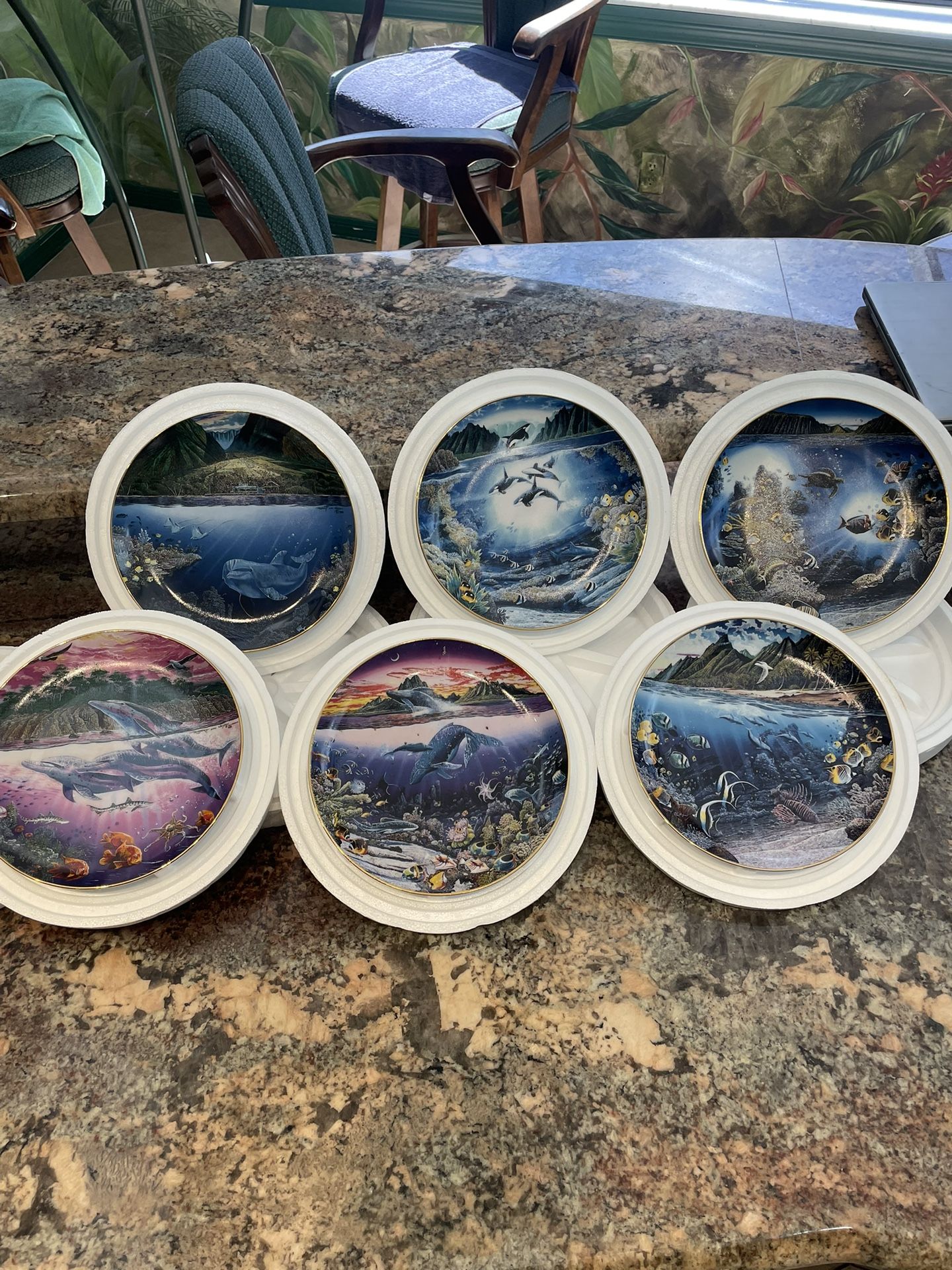 Danbury Mint “Underwater Paradise” collection series