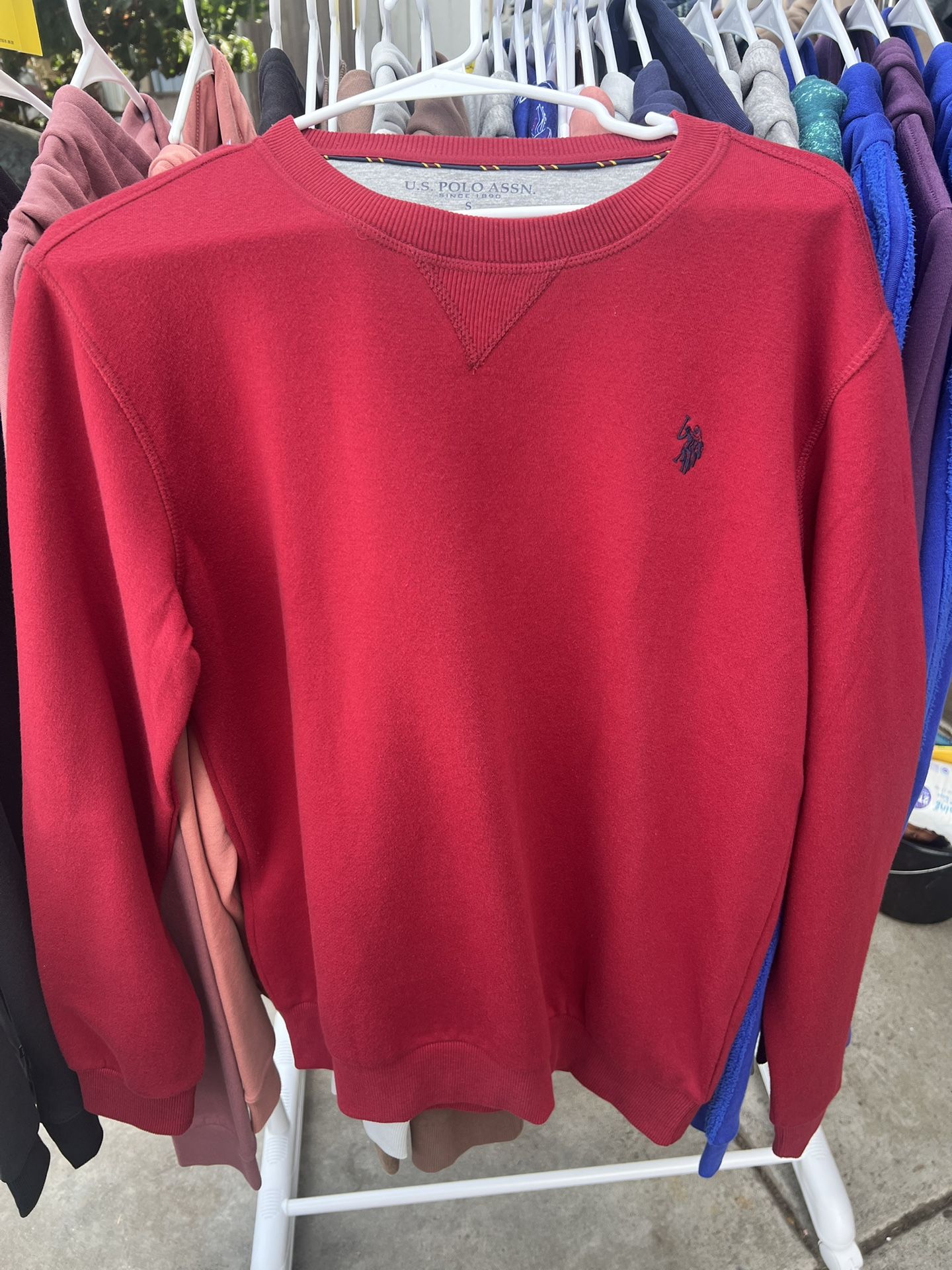 U.S. Polo Assn. Crew Neck Pullover Sweatshirt
