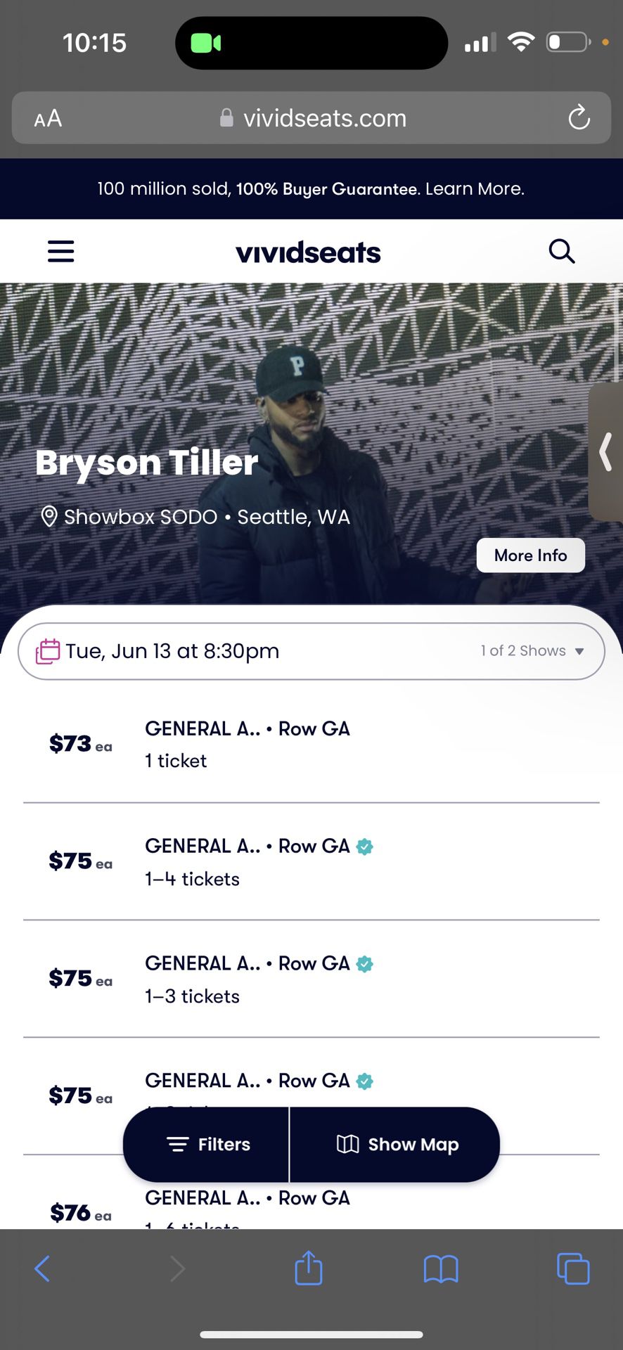 Bryson Tiller Tickets 