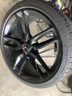 2 used corvette tires. No wheels.