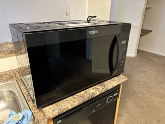 Whirlpool Microwave 29 3/4” wide. Over the range style