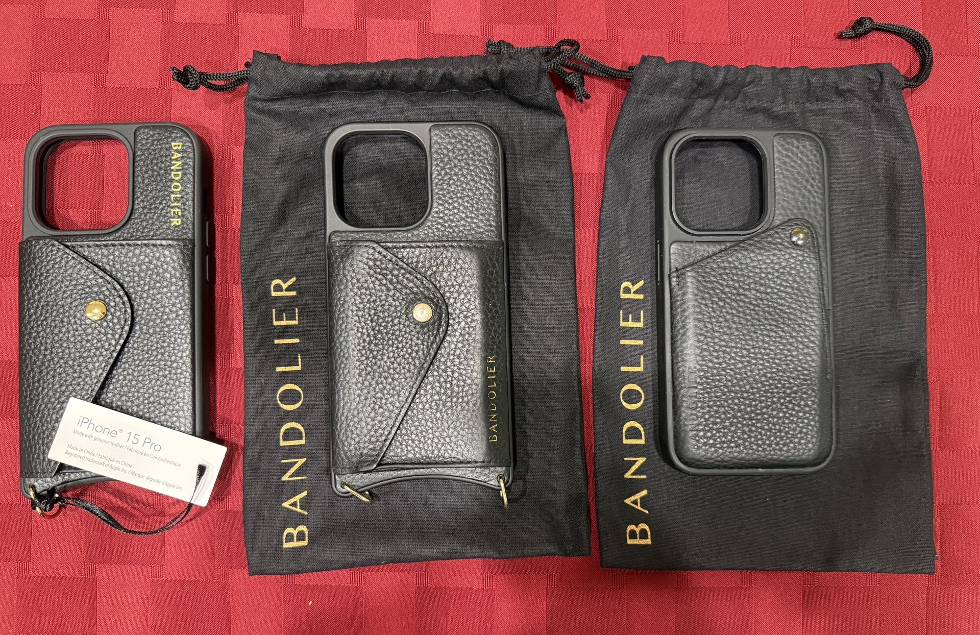 Bandolier Leather Phone Case iphone 15 Pro