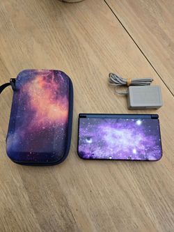 $380 - New Nintendo 3DS XL Galaxy w/ Charger, Stylus, 64GB SD Card & Digital Games