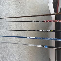 Golf shafts for sale.