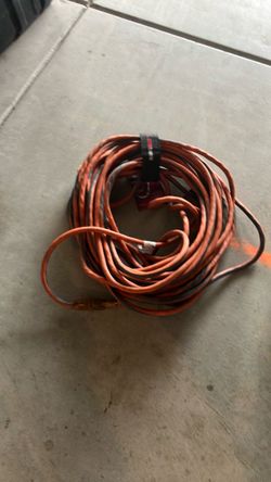 RIDGID 100 ft Heavy Duty Orange Extension Cord