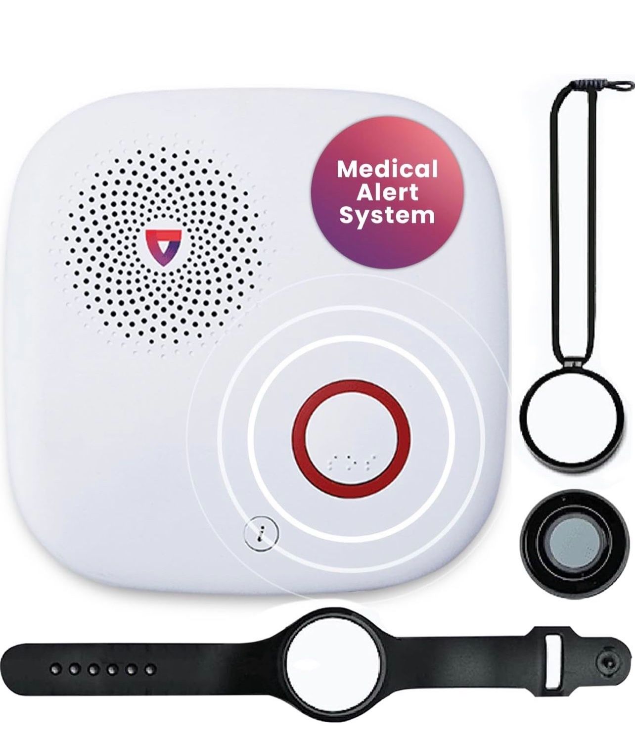 Medical Guardian Home 2.0 - Call to Activate - Reliable Elderly Alert System with 4G Coverage - Waterproof Transmitter - 32-Hour Backup Battery - Nati