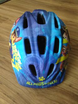 Paw patrol kids helmet... $25