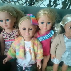 4 American Me Dolls For Sale