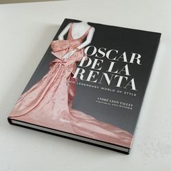Oscar de la Renta: His Legendary World of Style Coffee Table Book Fashion Style
