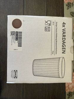 Ikea Brown Glass ( 4 pack)