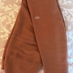 Alo Yoga High Waist Micro Waffle Low Key Leggings 