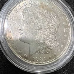 1921 Morgan Silver Dollar 