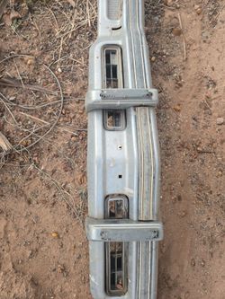 Vintage Chrome Car Front Bumper