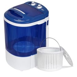 ZENY Portable Mini Washing Machine 8 lbs Washing Capacity Semi-Automatic Compact Washer Spinner Small Cloth Washer Laundry Appliances for Apartment