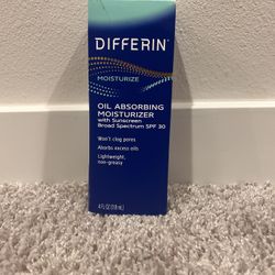 Differing Oil Absorbing moisturizer 