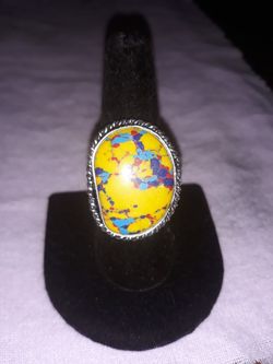Beautiful X-Large Ballon Jasper ring