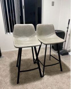 Grey bar stools