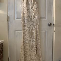 Long Formal Sequin Dress