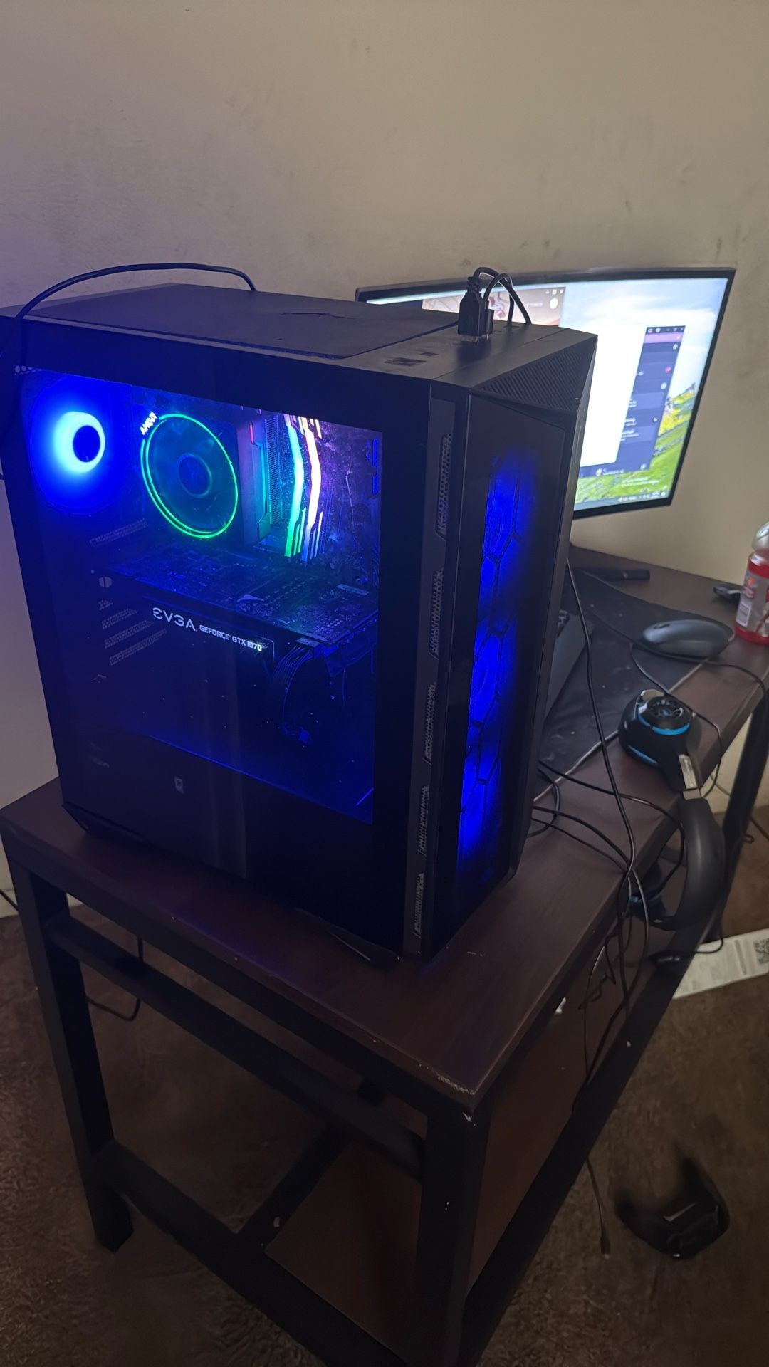 Gaming Pc And Monitor