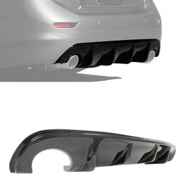 HECASA Rear Diffuser Compatible with 2014-2017 Infiniti Q50