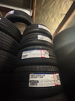 (4) New Tires 2254517 Falken Ziex ZE950 A/S