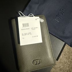 Dior Men Wallet Green 