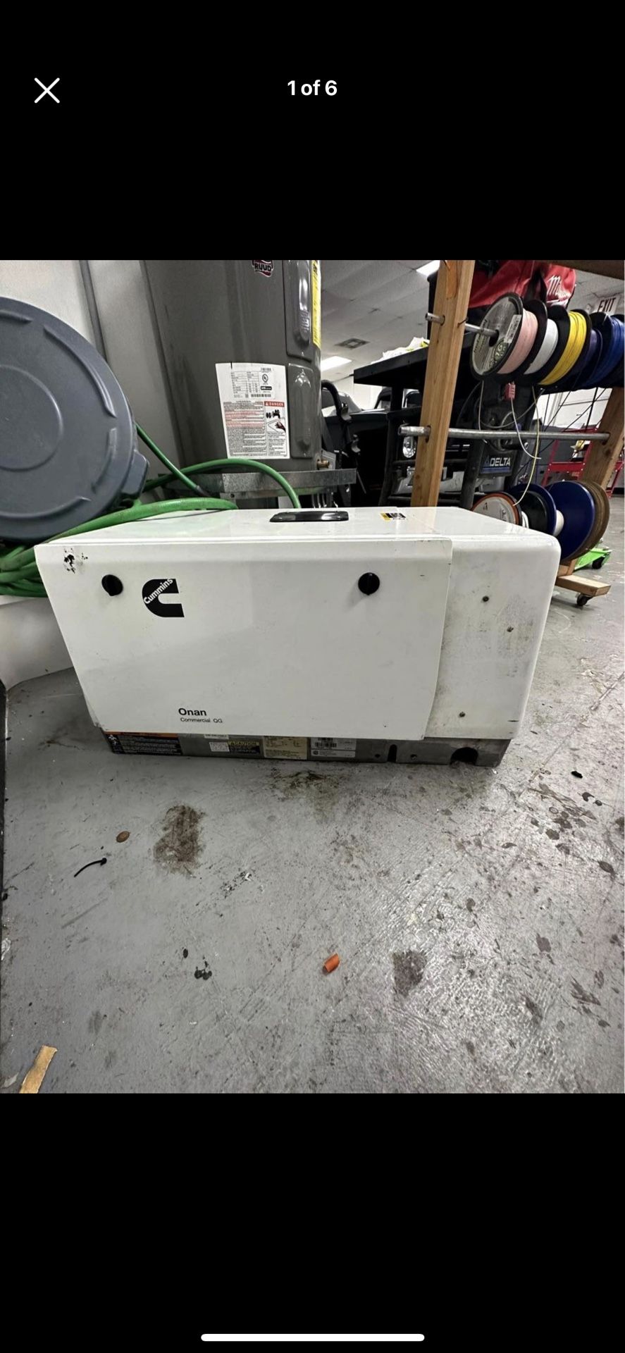 Cummins Onan Commercial QV 7000 Watt Generator
