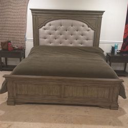 Brand New King Size Grand Bed Frame And New Heirloom Mattress  
