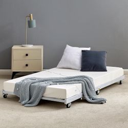 Twin Trundle Bed Frame Only/Roll Out