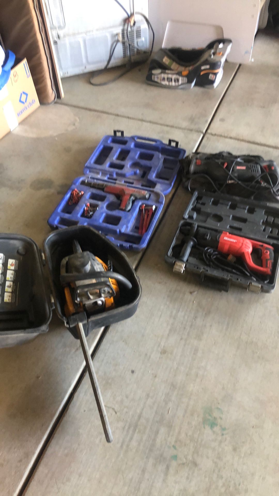 Chainsaw Sawsall Roto Hammer And A Ramsey