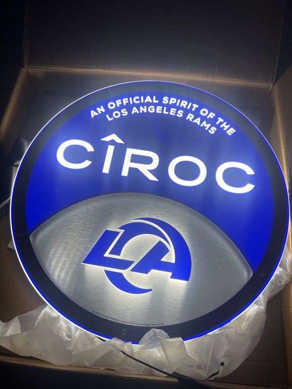 Los Angeles Rams CIROC LED Sign