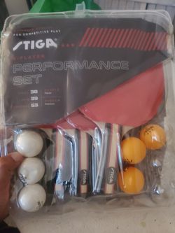 Stiga performance paddles and balls!!!
