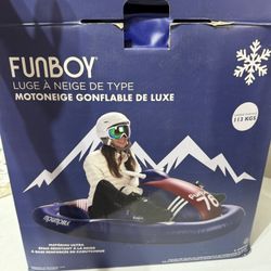 Funboy Inflatable Sled Set With Foot Pump