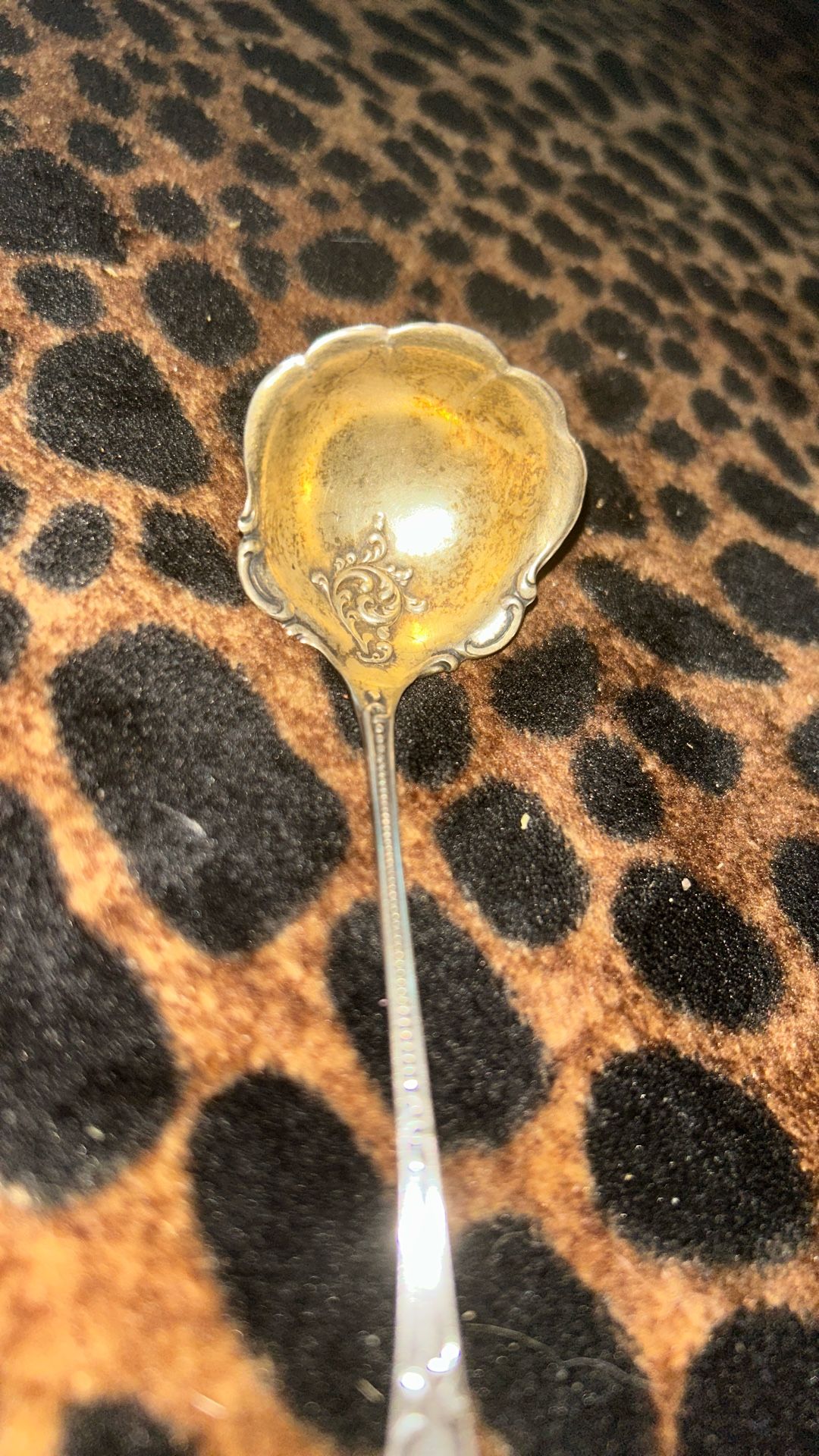 Sterling silver spoon