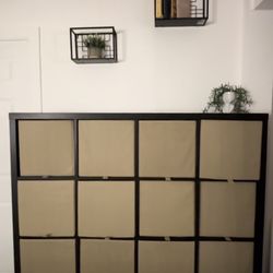 Dark Wood Bookshelf /  Shelf 