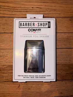 Conair barbershop titanium foil shaver