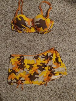 Cute camo lingerie set