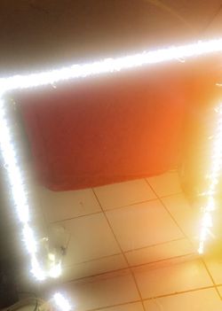 28x38 custom made makeup vanity mirror with dimmer