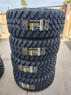 New 35/12.50/20 Nitto MT Tires New price is firm 