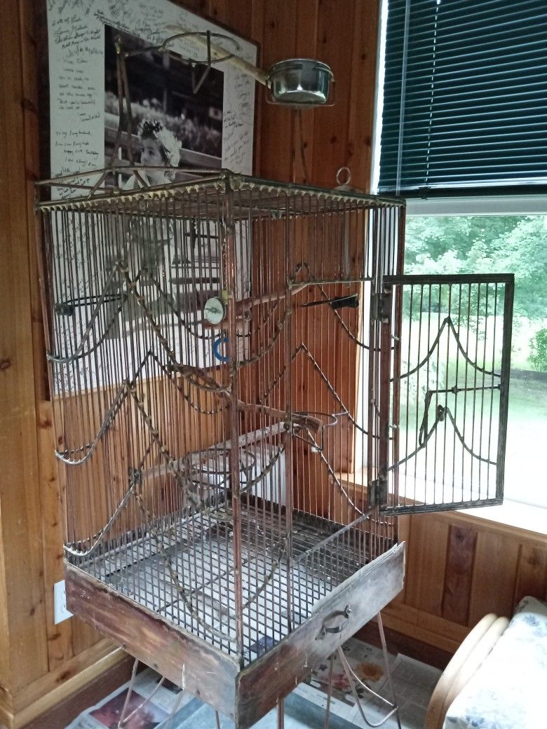 Custom Bronze Bird Cages