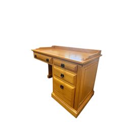Custom Solid Wood Desk – One of a Kind