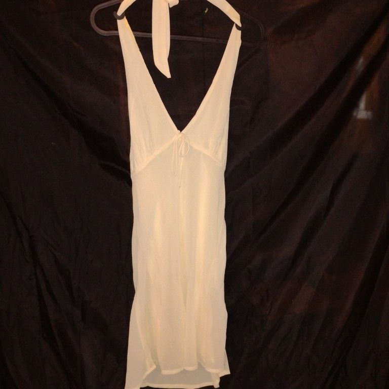 Flowy Yellow Halter Dress - Perfect for Summer!